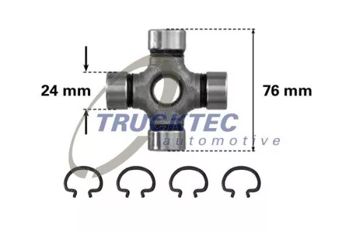 TRUCKTEC AUTOMOTIVE Joint, propshaft (02.34.004)