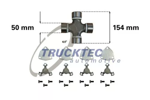TRUCKTEC AUTOMOTIVE Joint, propshaft (03.34.005)