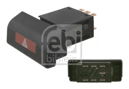 FEBI BILSTEIN 1x Hazard Warning Light Switch (01560)