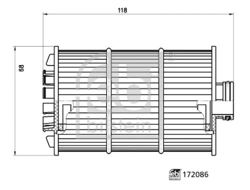 FEBI BILSTEIN 1x Oil Filter (172086)