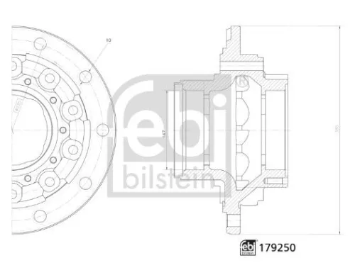 1x Wheel Hub