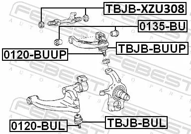 FEBEST Ball Joint (0120-BUL)