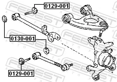 FEBEST Camber Correction Screw (0129-001)