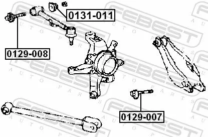 FEBEST Camber Correction Screw (0129-007)