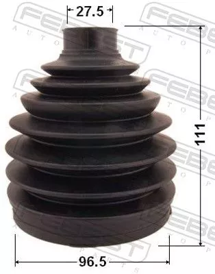 FEBEST Bellow, drive shaft (0217P-071)