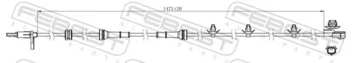 FEBEST Sensor, wheel speed (02606-004)