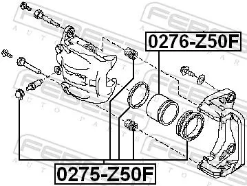 FEBEST Repair Kit, brake caliper (0275-Z50F)