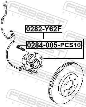 FEBEST Wheel Stud (0284-005-PCS10)