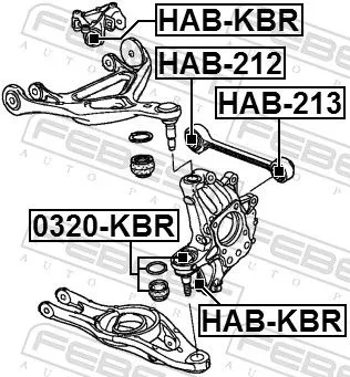 FEBEST Ball Joint (0320-KBR)