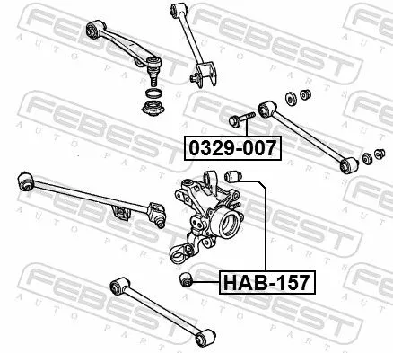 FEBEST Camber Correction Screw (0329-007)