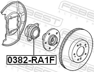 FEBEST Wheel Hub (0382-RA1F)