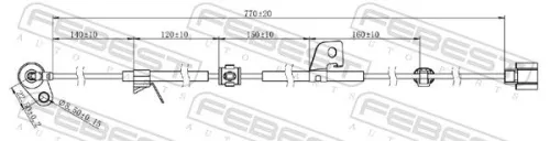 FEBEST Sensor, wheel speed (04606-024)
