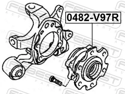 FEBEST Wheel Hub (0482-V97R)