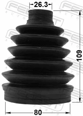FEBEST Bellow Kit, drive shaft (0517P-GHAT)