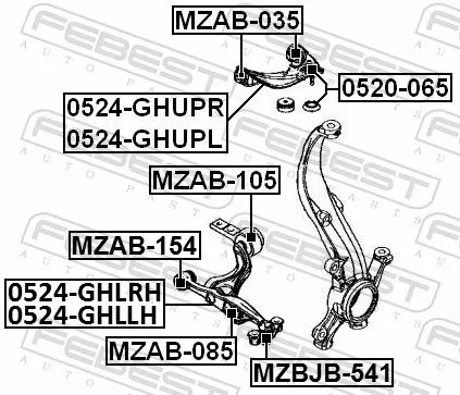 FEBEST Ball Joint (0520-065)