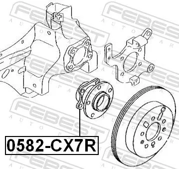 FEBEST Wheel Hub (0582-CX7R)
