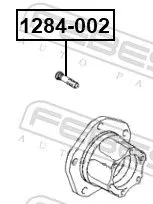 FEBEST Wheel Stud (1284-002)