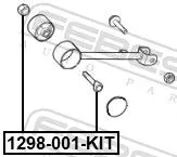 FEBEST Camber Correction Screw Set (1298-001-KIT)