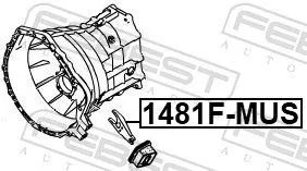 FEBEST Release Fork, clutch (1481F-MUS)