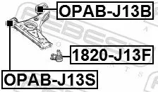 FEBEST Ball Joint (1820-J13F)