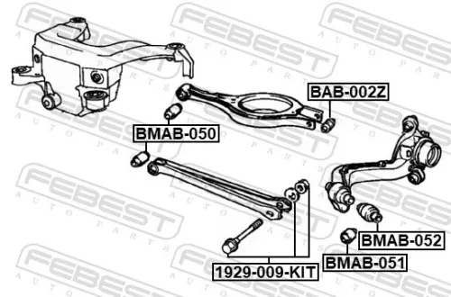 FEBEST Camber Correction Screw (1929-009-KIT)