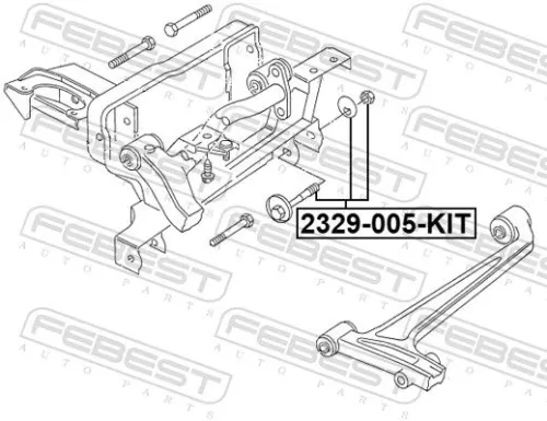 FEBEST Camber Correction Screw (2329-005-KIT)