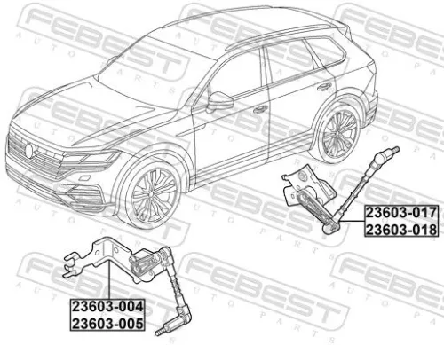 FEBEST Sensor, headlight levelling (23603-005)