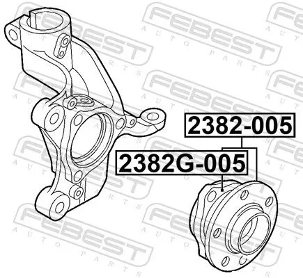 FEBEST Wheel Hub (2382-005)