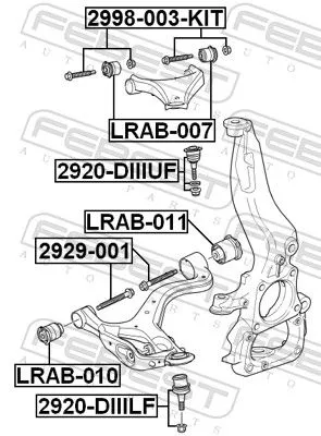 FEBEST Ball Joint (2920-DIIIUF)