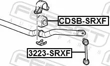 FEBEST Link/Coupling Rod, stabiliser bar (3223-SRXF)