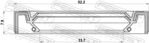 FEBEST Shaft Seal, drive shaft (95IBS-35520808C)
