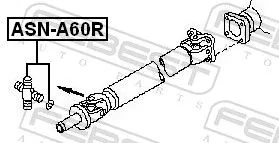 FEBEST Joint, propshaft (ASN-A60R)