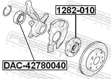FEBEST Wheel Bearing (DAC42780040)