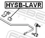 FEBEST Mounting, stabiliser bar (HYSB-LAVR)