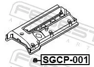 FEBEST Seal Ring, spark plug shaft (SGCP-001)