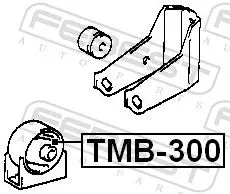 FEBEST Mounting, engine (TMB-300)