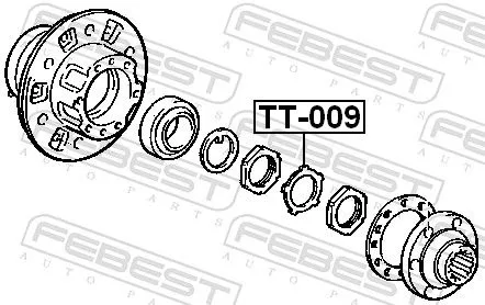 FEBEST Securing Plate, ball joint (TT-009)