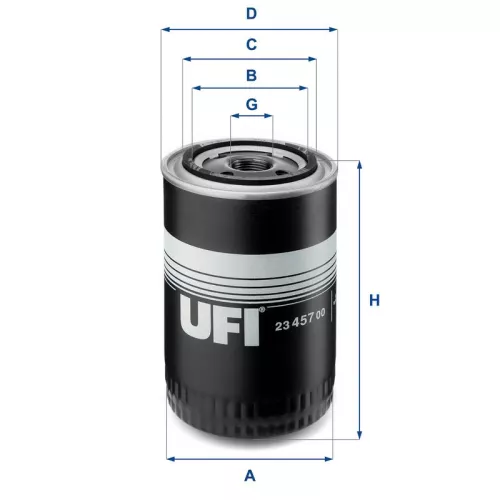 UFI Oil Filter (23.457.00)
