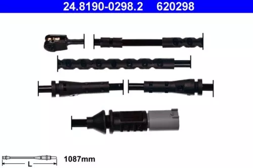 ATE Warning Contact, brake pad wear (24.8190-0298.2)