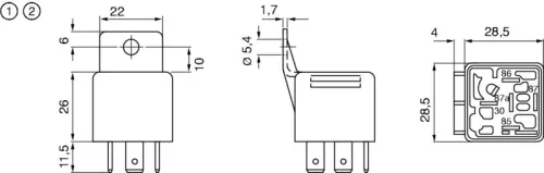BOSCH Multifunctional Relay (0332019150)