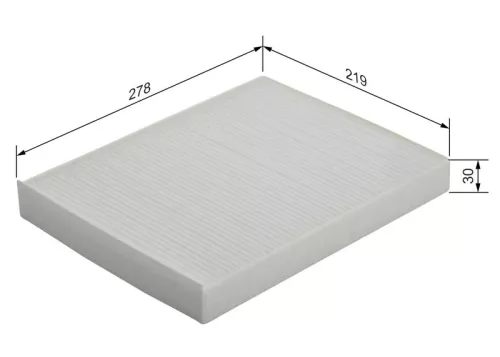 BOSCH Filter, cabin air (1987432114)