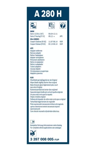 BOSCH Wiper Blade (3397008005)