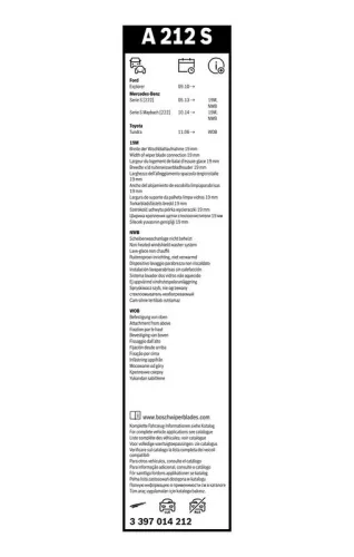 BOSCH Wiper Blade (3397014212)