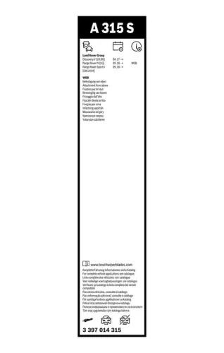 BOSCH Wiper Blade (3397014315)