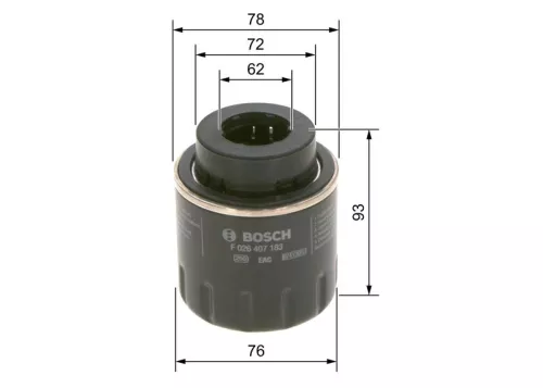 BOSCH Oil Filter (F026407183)