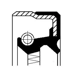 CORTECO Shaft Seal, wheel hub (01026327)