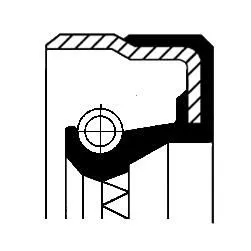 CORTECO Shaft Seal, differential (01036481B)