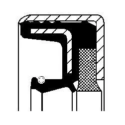 CORTECO Shaft Seal, differential (12001886B)