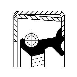 CORTECO Shaft Seal, automatic transmission (12014316)