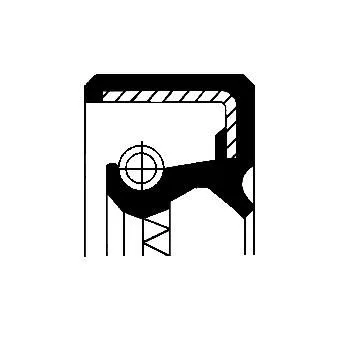 CORTECO Shaft Seal, steering gear (12015893B)